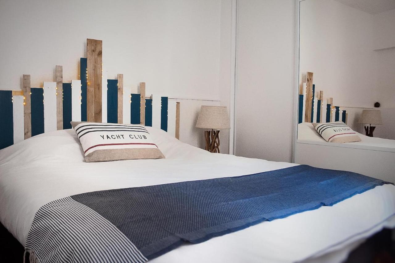 Le 8 ∙ Appartement Cosy Avec Balcon Vue Sur Mer 메르레뱅 외부 사진