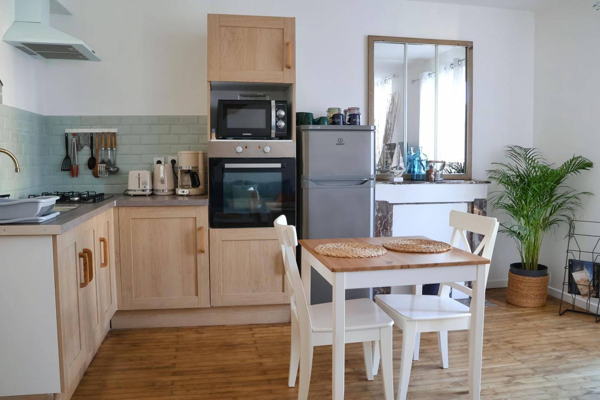 Le 8 ∙ Appartement Cosy Avec Balcon Vue Sur Mer 메르레뱅 외부 사진