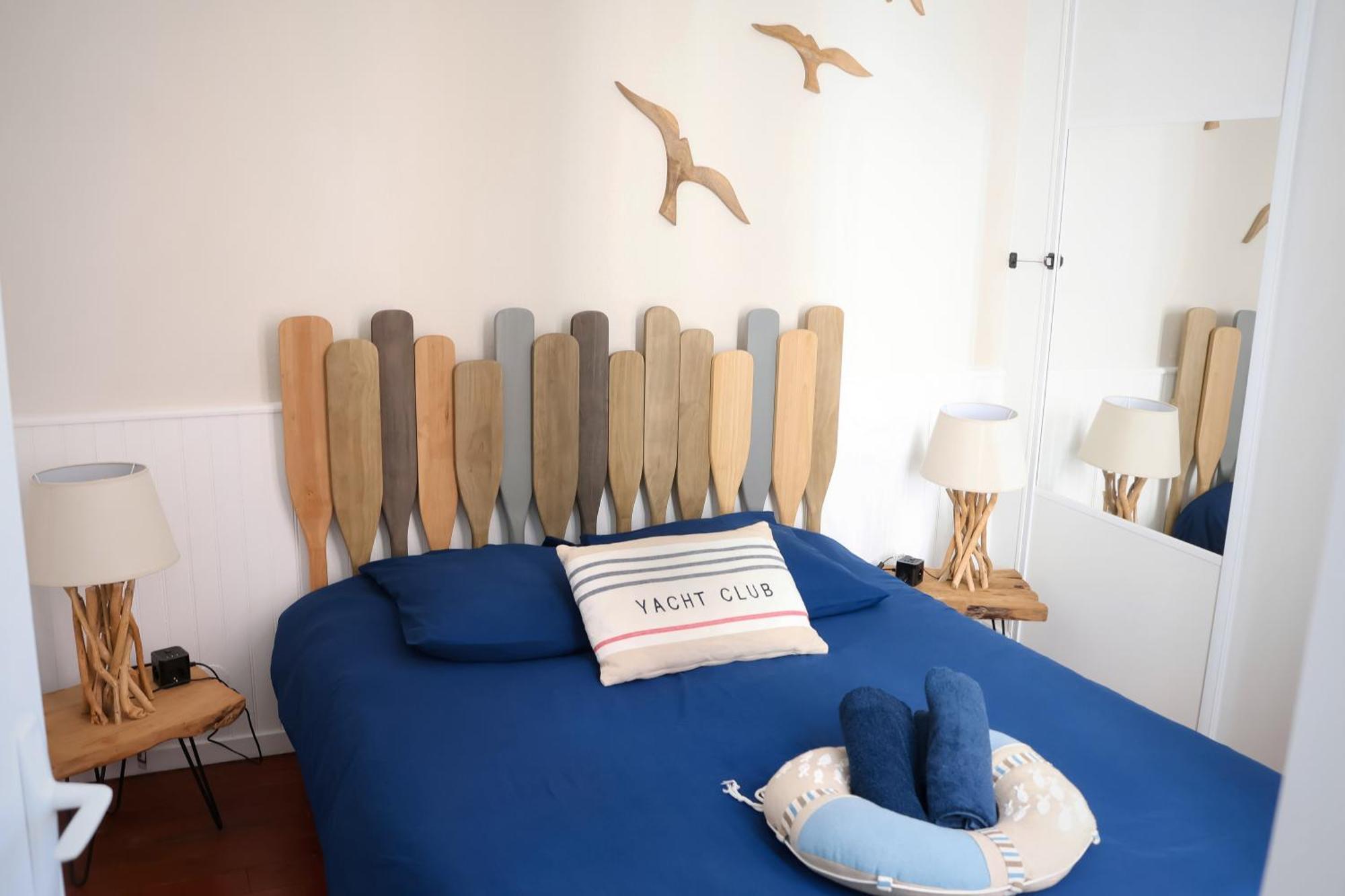 Le 8 ∙ Appartement Cosy Avec Balcon Vue Sur Mer 메르레뱅 외부 사진